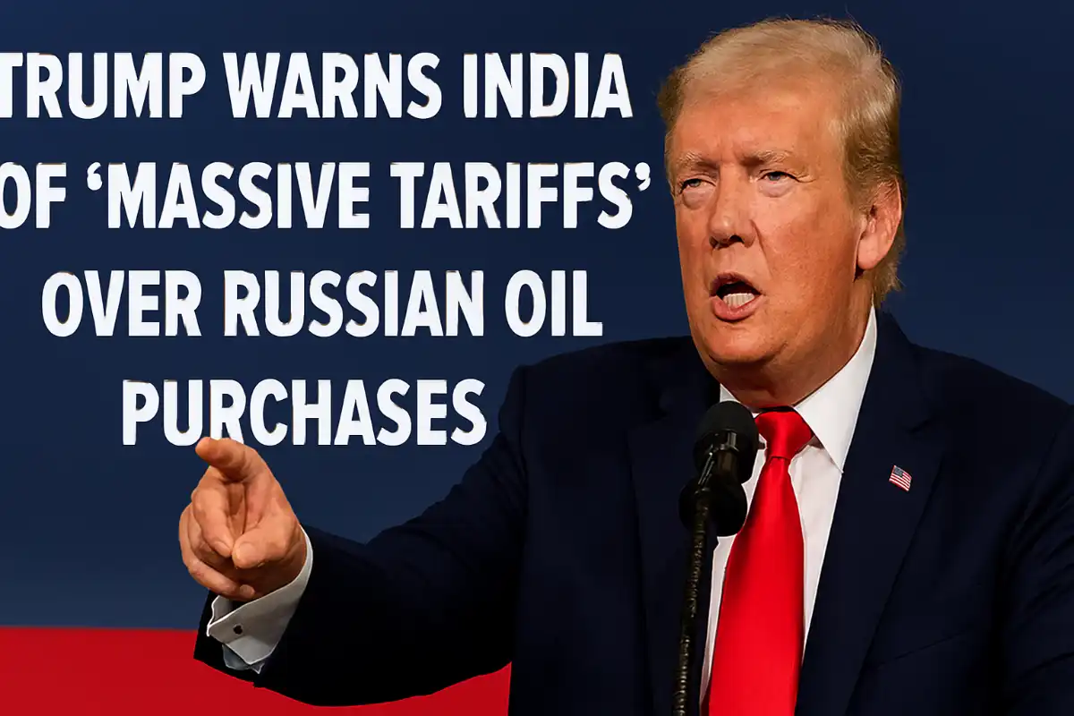 trump warns india