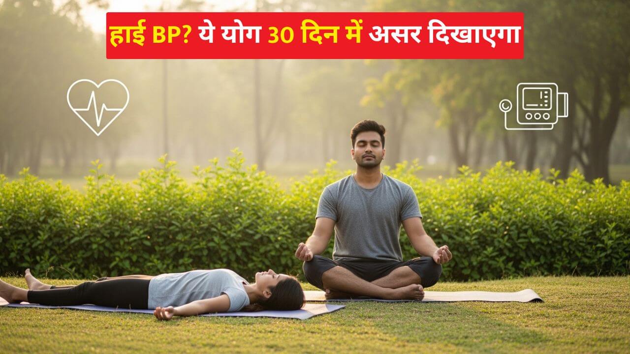 हाई BP के लिए कौन सा योग सबसे अच्छा है