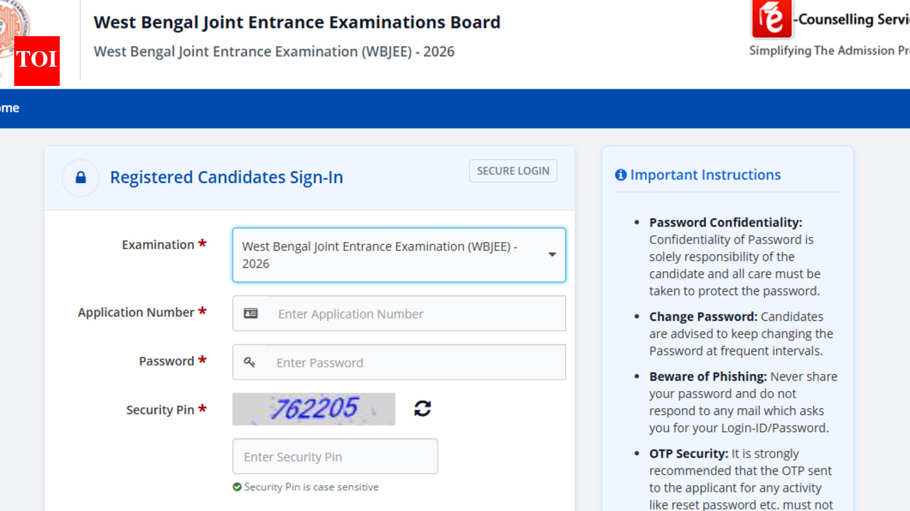 WBJEE 2026 registration begins at wbjeeb.nic.in: Check key dates and direct link to apply